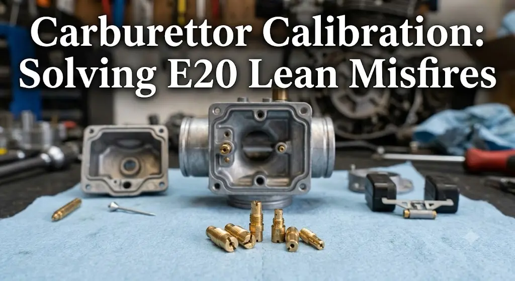 E20 and Carburettor Lean Running, Why Your Old Bike Misfires and What Fixes It