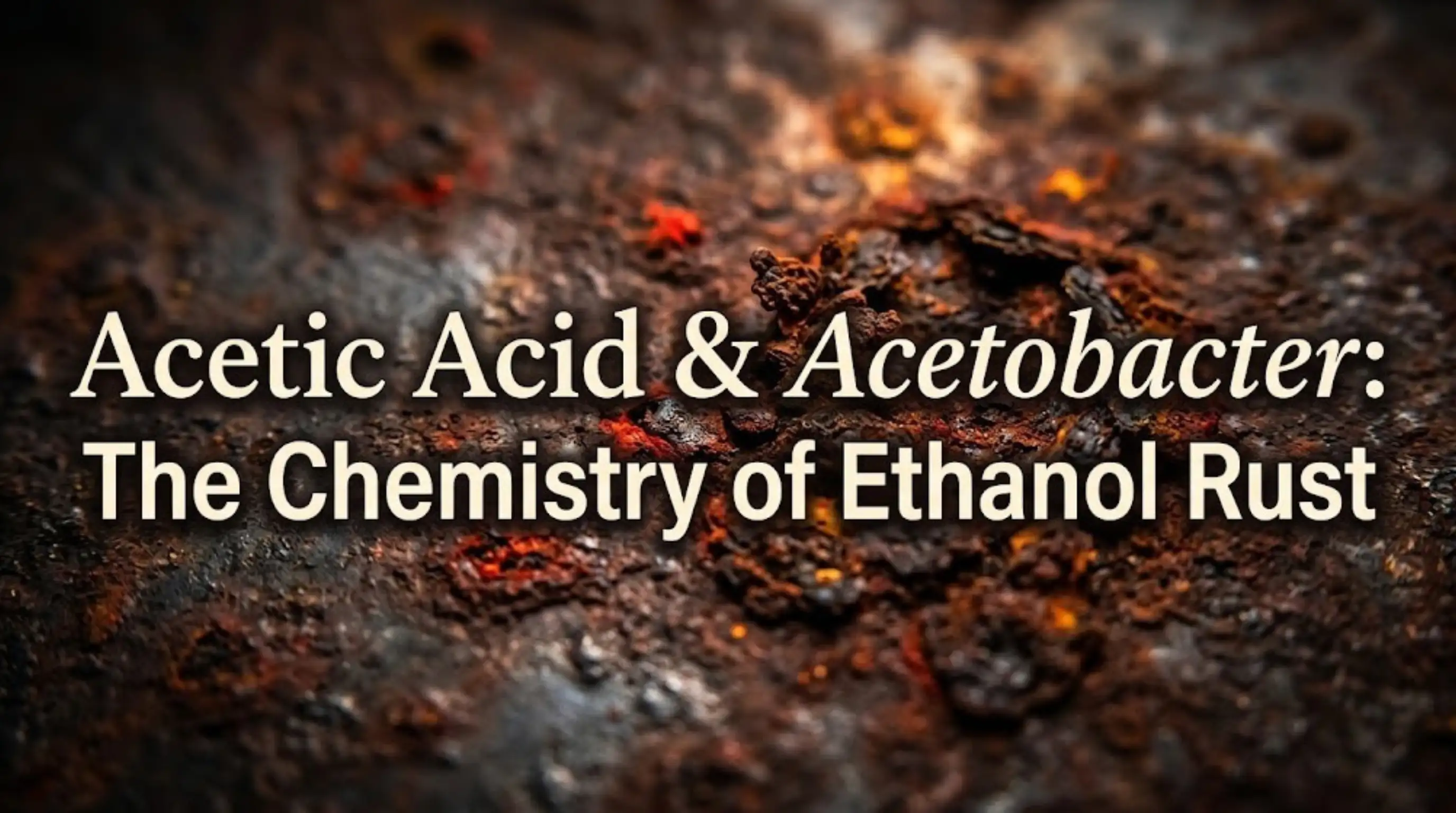 The Chemistry of Ethanol-Induced Rust, How Acetic Acid and Acetobacter Attack Your Fuel Tank